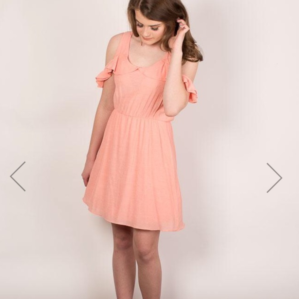 Pink spring dress